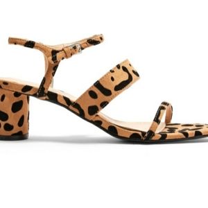 Topshop Tiger print sandals